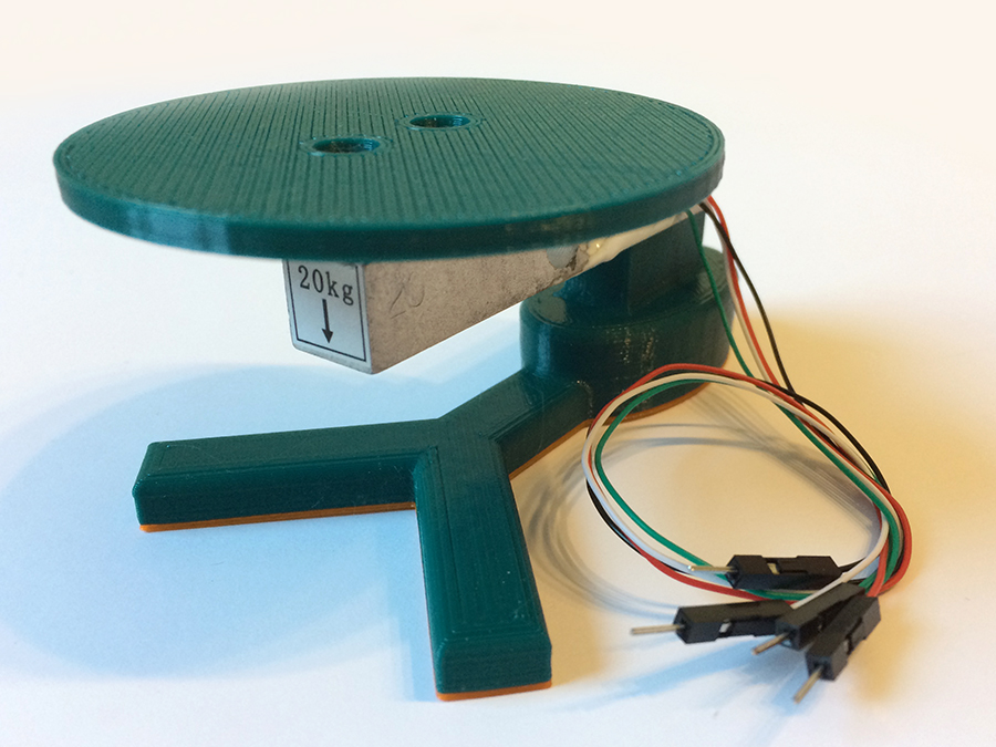 Load cell with 3d printed frame