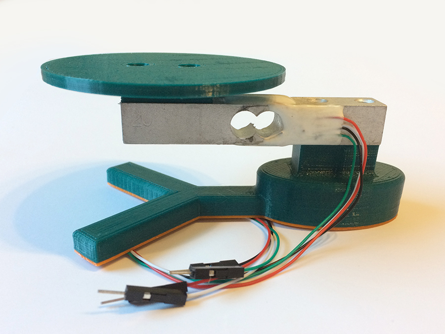 Load cell with 3d printed frame