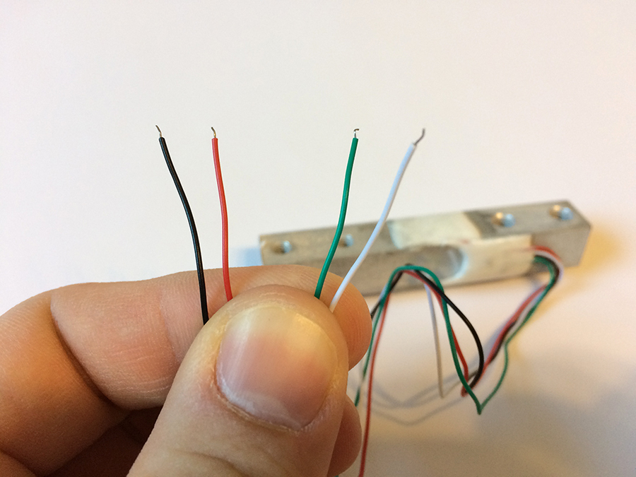 Load cell wire pairs