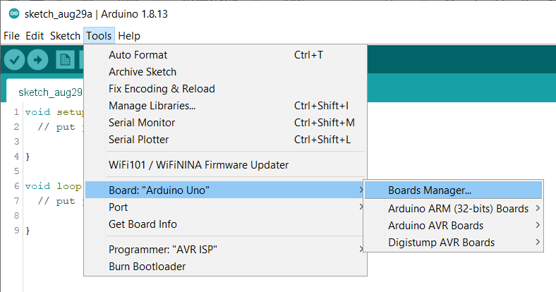 Arduino additional boards preferences