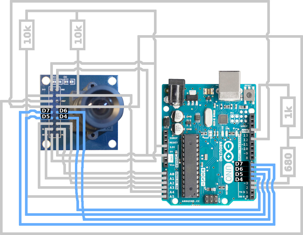 SIMPLIFIED! How to Use OV7670 Camera with Arduino. - Circuit Journal